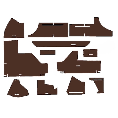 Aftermarket AR40E55 New MultiBrown Cab Kit Fits John Deere 4030 040 4230 4240 4440 Plus CAG50-0008